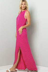 Easy Summer Stripe Maxi Dress