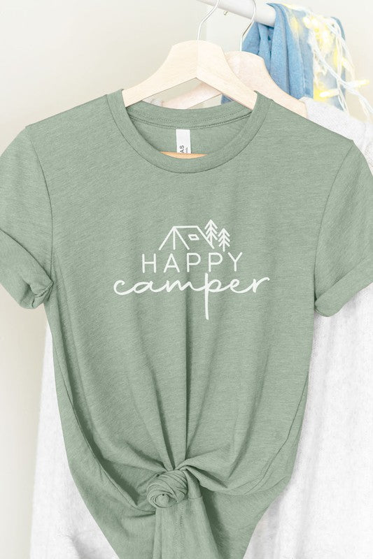 Happy Camper 2 Graphic Tee (3 Colours)