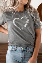 Load image into Gallery viewer, Heart Camping Graphic Tee (2 Colours)