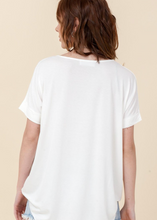Load image into Gallery viewer, Surplice Front SS Top