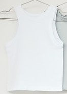 Load image into Gallery viewer, Cropped Thick Band Ribbed Racer Tank (2 Colours)