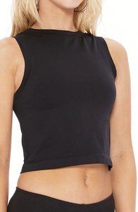 Cropped Seamless Muscle Tank (6 Colours)