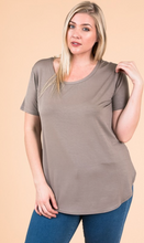 Load image into Gallery viewer, EC Modal SS Scoop Neck - Plus Size (7 Colours)