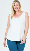 Load image into Gallery viewer, EC Modal Scoop Neck Tank- Plus Size (5 Colours)