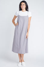 Load image into Gallery viewer, Loose Fit Linen Spaghetti Strap Dress (2 Colours)