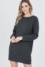 Load image into Gallery viewer, French Terry LS Tunic Top (2 Colours)