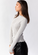 Load image into Gallery viewer, LS Lettuce Hem Sweater (4 Colours)