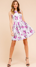 Load image into Gallery viewer, Sleeveless Pleated Floral Dress