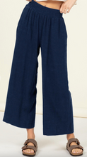 Load image into Gallery viewer, High Waist Linen Wide Leg Trousers