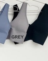 Padded Rib Vplunge Bra (7 Colours)