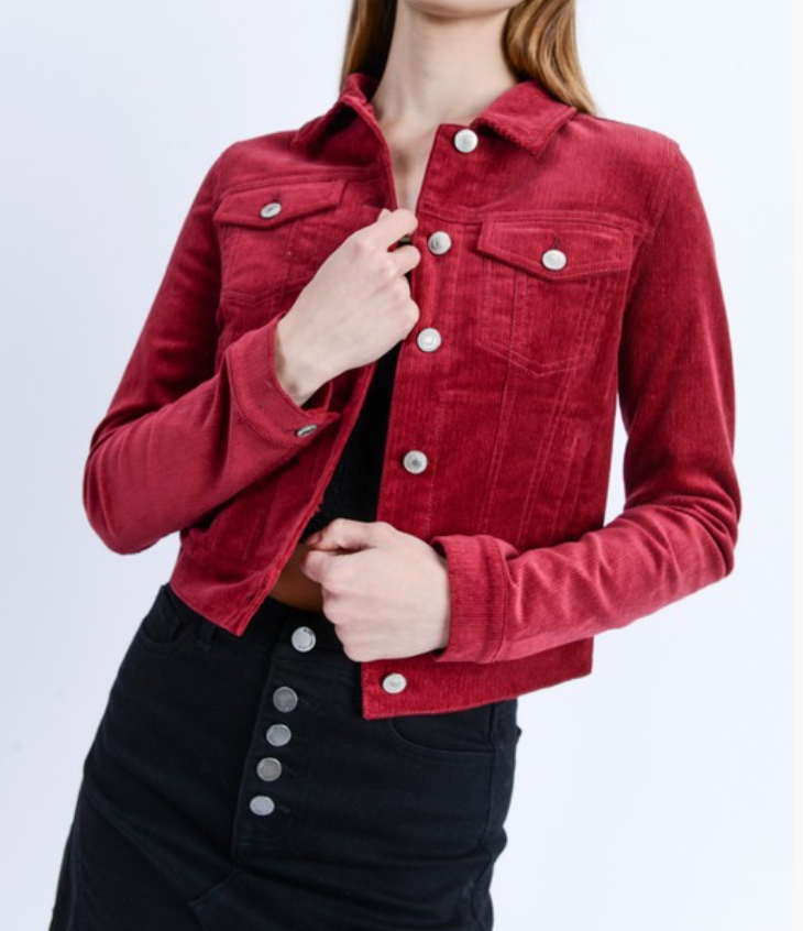 Corduroy jacket womens hot sale