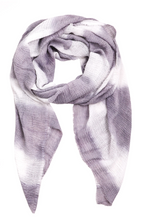 Load image into Gallery viewer, Tie Dye Soft Striped Oblong Scarf