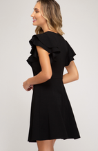 Load image into Gallery viewer, Flounce Sleeve Heavy Knit Dress (2 Colours)