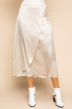 Load image into Gallery viewer, Midi Satin Wrap Skirt (2 Colours)