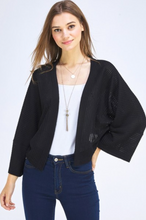 Load image into Gallery viewer, Kimono Sleeved Knit Shrug (2 Colours)