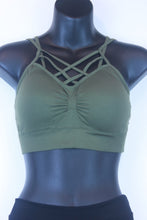 Load image into Gallery viewer, Seamless Cage Front Cupped Bralette (4 Colours)