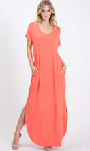 Load image into Gallery viewer, V-Neck Maxi Dress with Pocket (3 Colours)