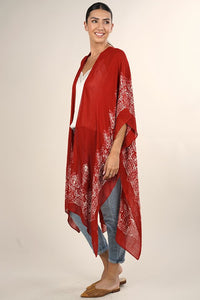 Moroccan Tile Printed Midi Kimono (2 Colours)