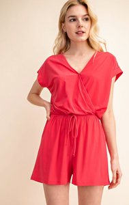 Romper with Wrap Front
