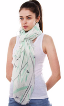 Load image into Gallery viewer, Swallows Print Oblong Scarf