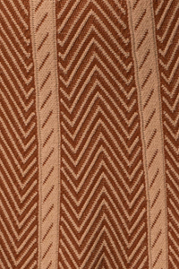 Herringbone Stripe Knit Skirt