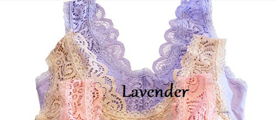 Lightly-Padded Lace Bralette