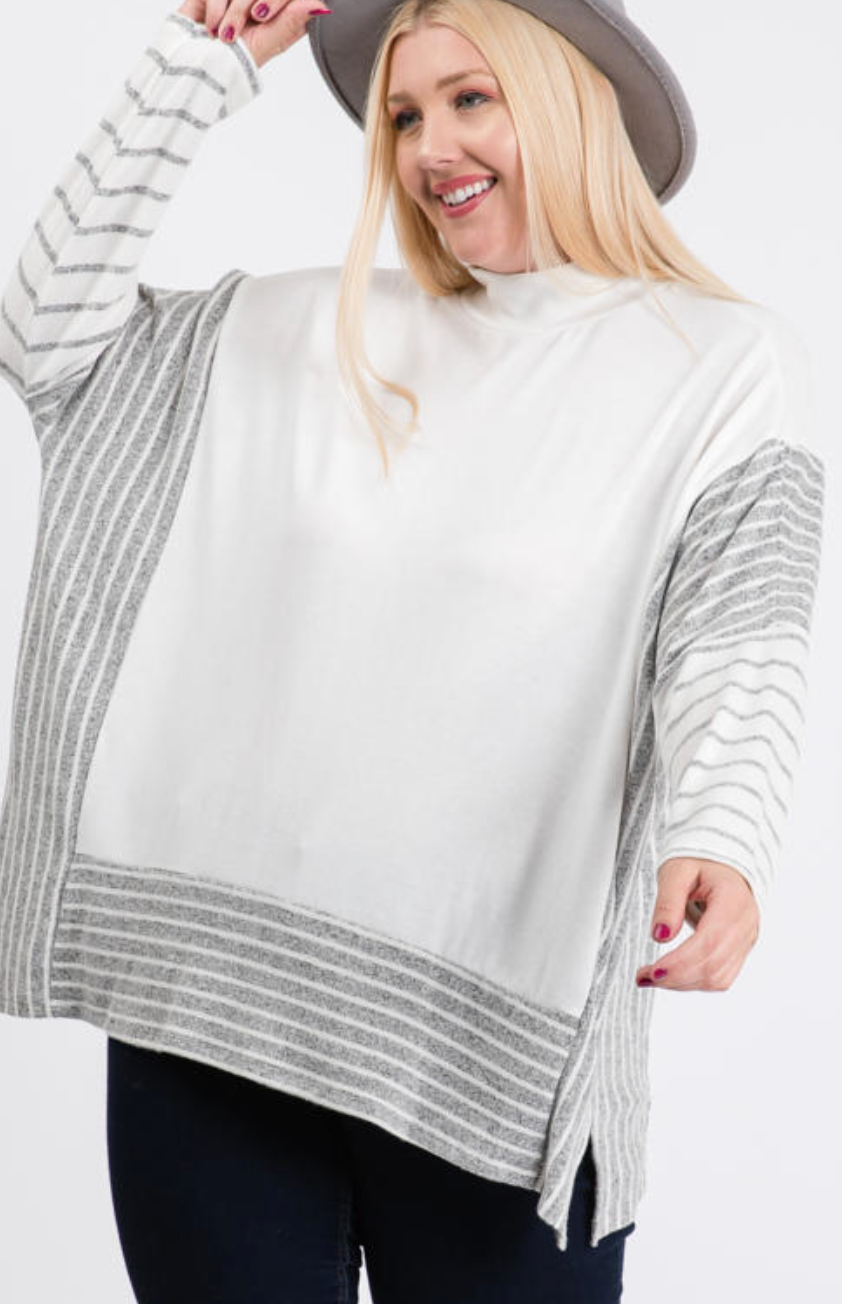 Plus 2025 poncho sweater