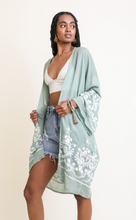 Load image into Gallery viewer, Embroidered Floral Vine Kimono (3 Colours)