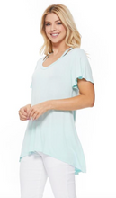 Load image into Gallery viewer, V-neck Cut Out SS Top (2 Colours)