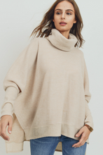 Load image into Gallery viewer, Cowl Turtle Neck High-Low Tunic (3 Colours)