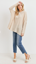 Load image into Gallery viewer, Brushed Rib Knit Pullover Basic Top