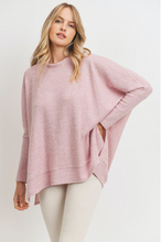 Load image into Gallery viewer, Boxy Fit Round Neck Mini Thermal Knit Top