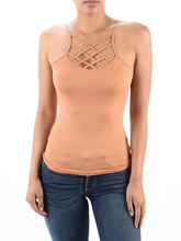 Load image into Gallery viewer, Criss Cross Front Cami (2 Colours)